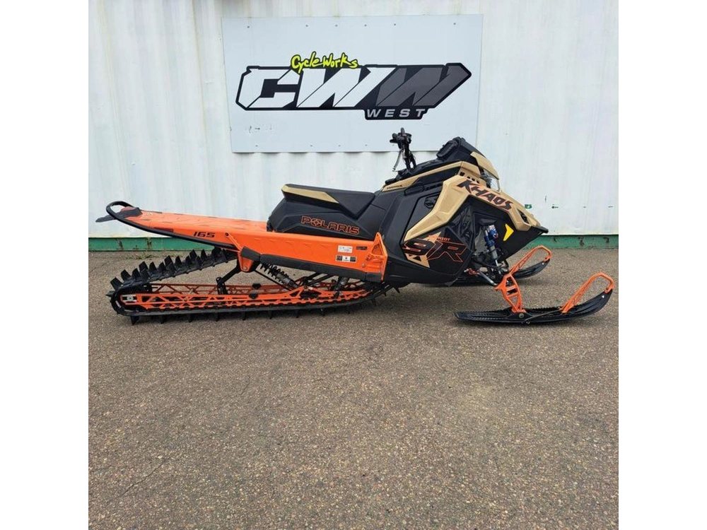 2024 Polaris Patriot 9r Rmk Khaos Slash 165 Gloss Black/military Tan/orange Burst alt