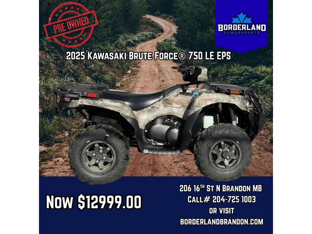 2025 Kawasaki Brute Force® 750 LE EPS Camo
