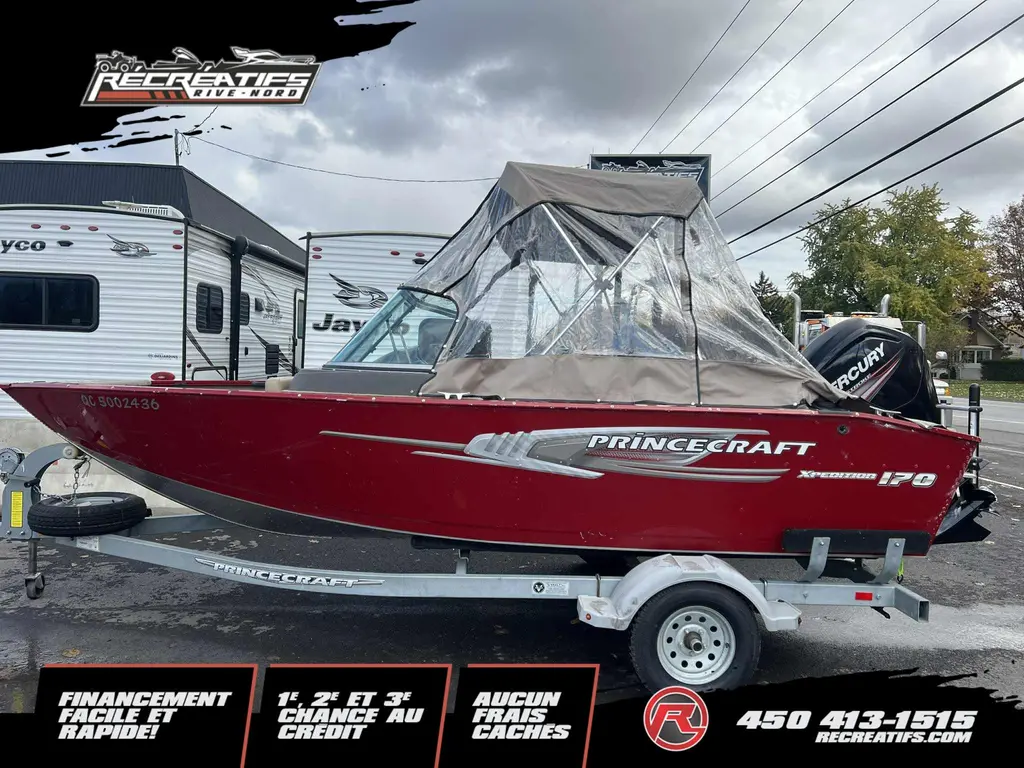 2015 Princecraft EXPEDITIONS 170 WS **MOTEUR MERCURY 115HP SEULEMENT 140HR!!