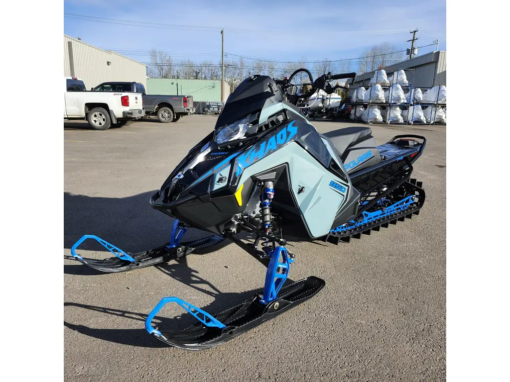 2026 Polaris 850 RMK KHAOS 146 - 7S Display - Hemlock Blue / Black / Velocity Blue