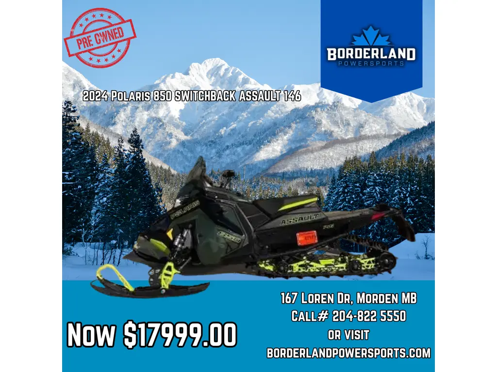 2024 Polaris 850 SWITCHBACK ASSAULT 146 850 146