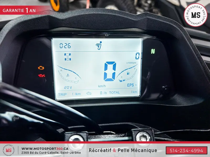 2026 SEGWAY AT10L PREMIUM WHITE & RED *NOUVEAUTÉ *