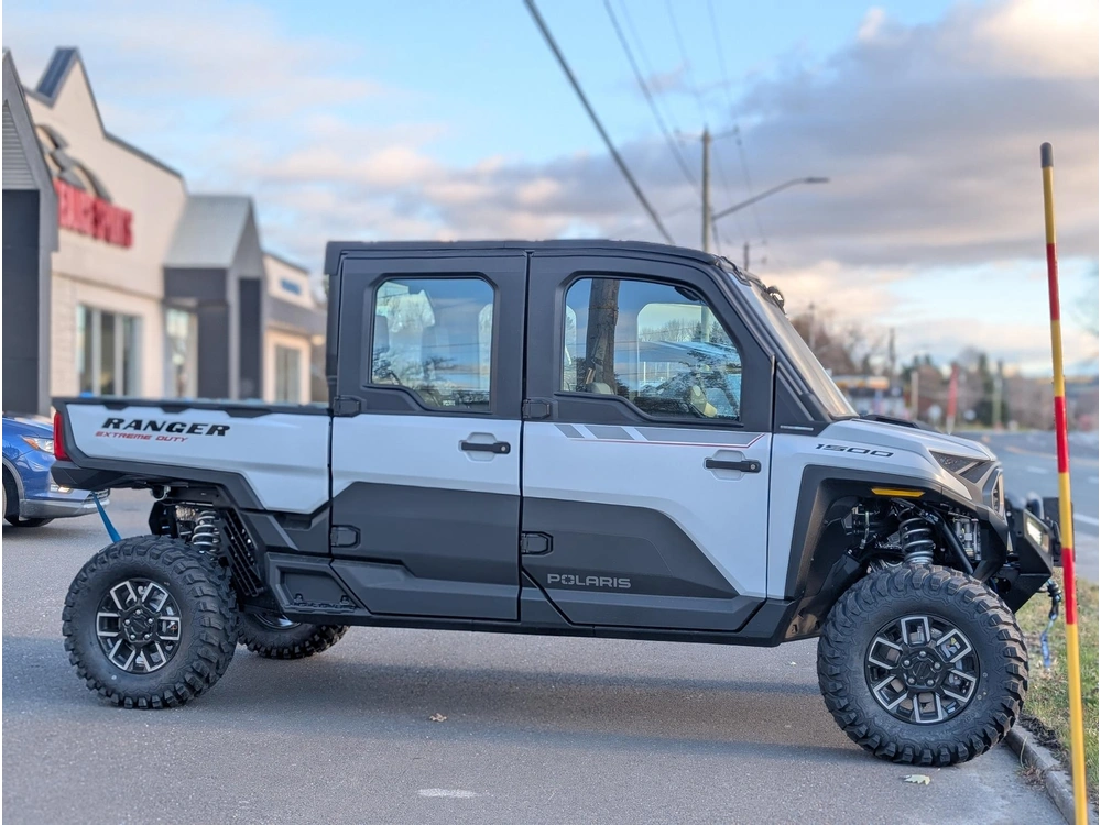 2025 Polaris Ranger Crew Xd 1500 Ns Ed Ult -g.w. Met Smoke | 💪 Moteur 1500cc Prostar | 🔧 Comparable Can-am Defender alt