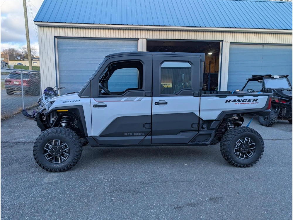 2025 Polaris Ranger Crew Xd 1500 Ns Ed Ult -g.w. Met Smoke | 💪 Moteur 1500cc Prostar | 🔧 Comparable Can-am Defender alt