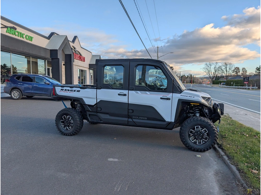 2025 Polaris Ranger Crew Xd 1500 Ns Ed Ult -g.w. Met Smoke | 💪 Moteur 1500cc Prostar | 🔧 Comparable Can-am Defender alt