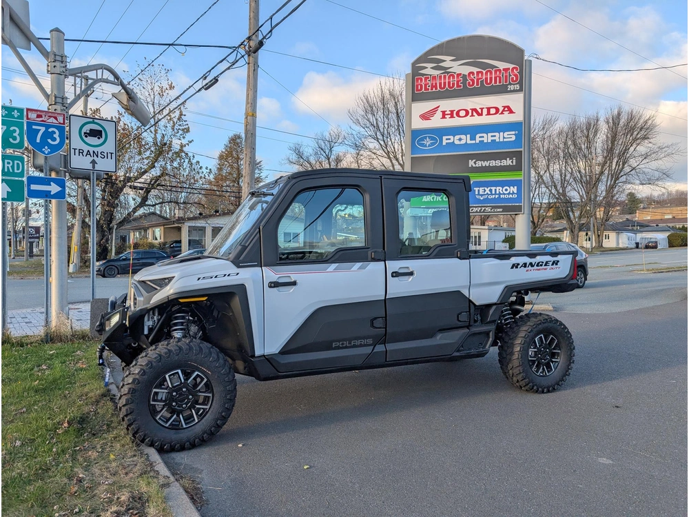 2025 Polaris Ranger Crew Xd 1500 Ns Ed Ult -g.w. Met Smoke | 💪 Moteur 1500cc Prostar | 🔧 Comparable Can-am Defender alt