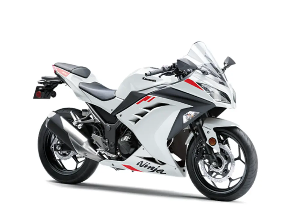 2026 Kawasaki Ninja 300 ABS // Pearl Blizzard White 