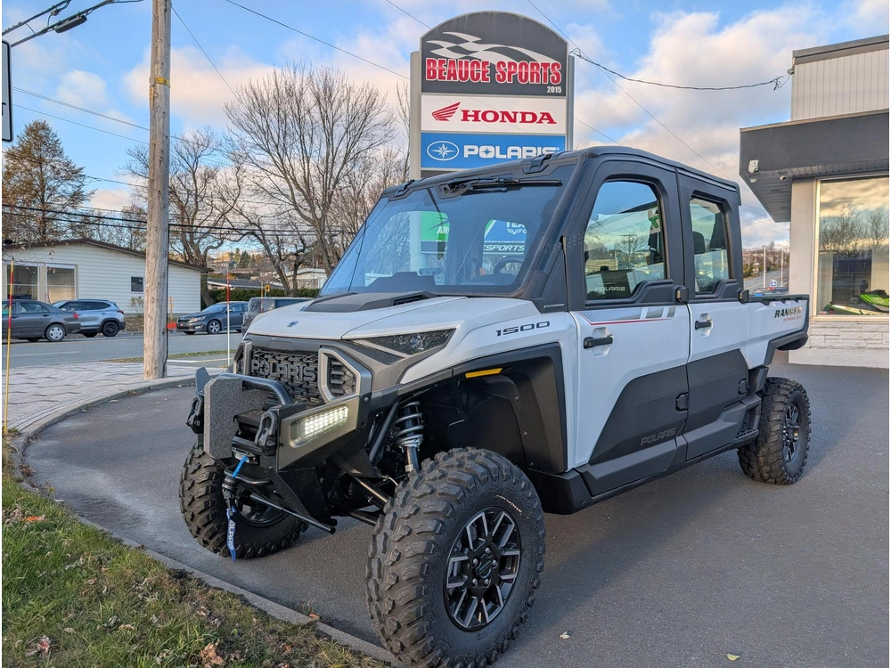 2025 Polaris Ranger Crew Xd 1500 Ns Ed Ult -g.w. Met Smoke | 💪 Moteur 1500cc Prostar | 🔧 Comparable Can-am Defender alt