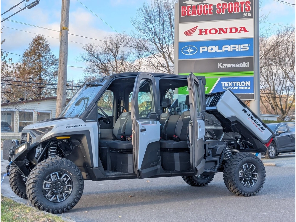 2025 Polaris Ranger Crew Xd 1500 Ns Ed Ult -g.w. Met Smoke | 💪 Moteur 1500cc Prostar | 🔧 Comparable Can-am Defender alt