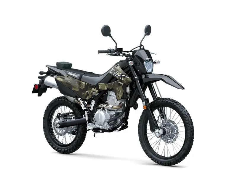 2026 Kawasaki KLX300 // Cypher Camo Beige/Ebony