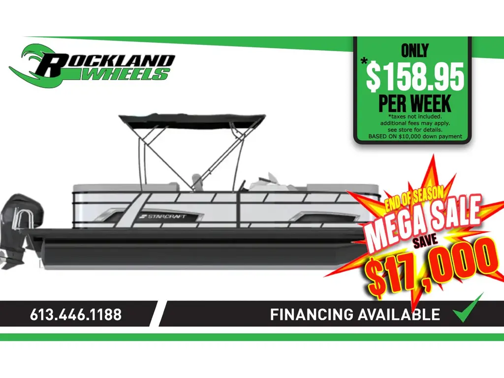 Starcraft EX 22 Q TRITOON with 115HP 2023