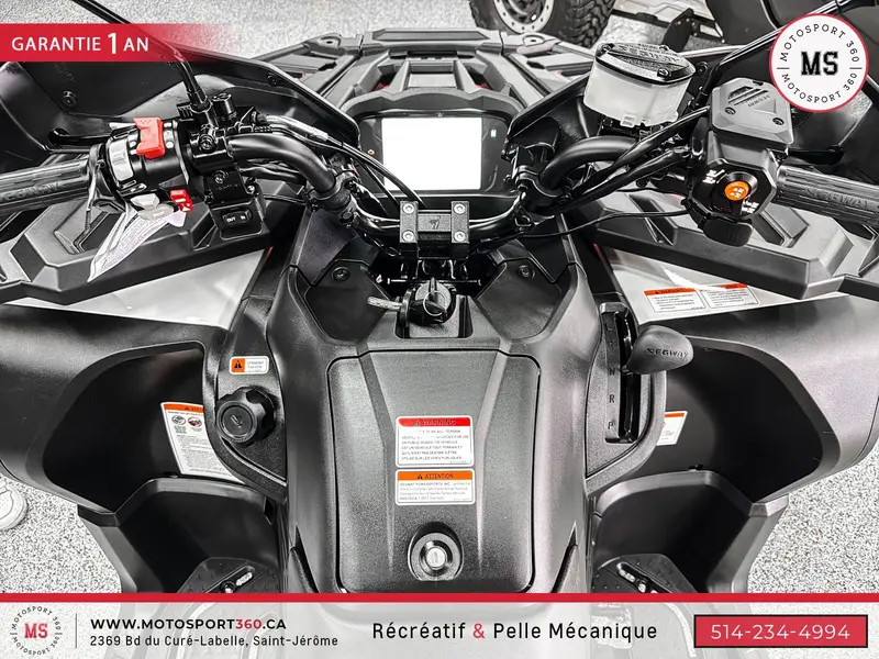 2026 SEGWAY AT10L PREMIUM WHITE & RED *NOUVEAUTÉ *