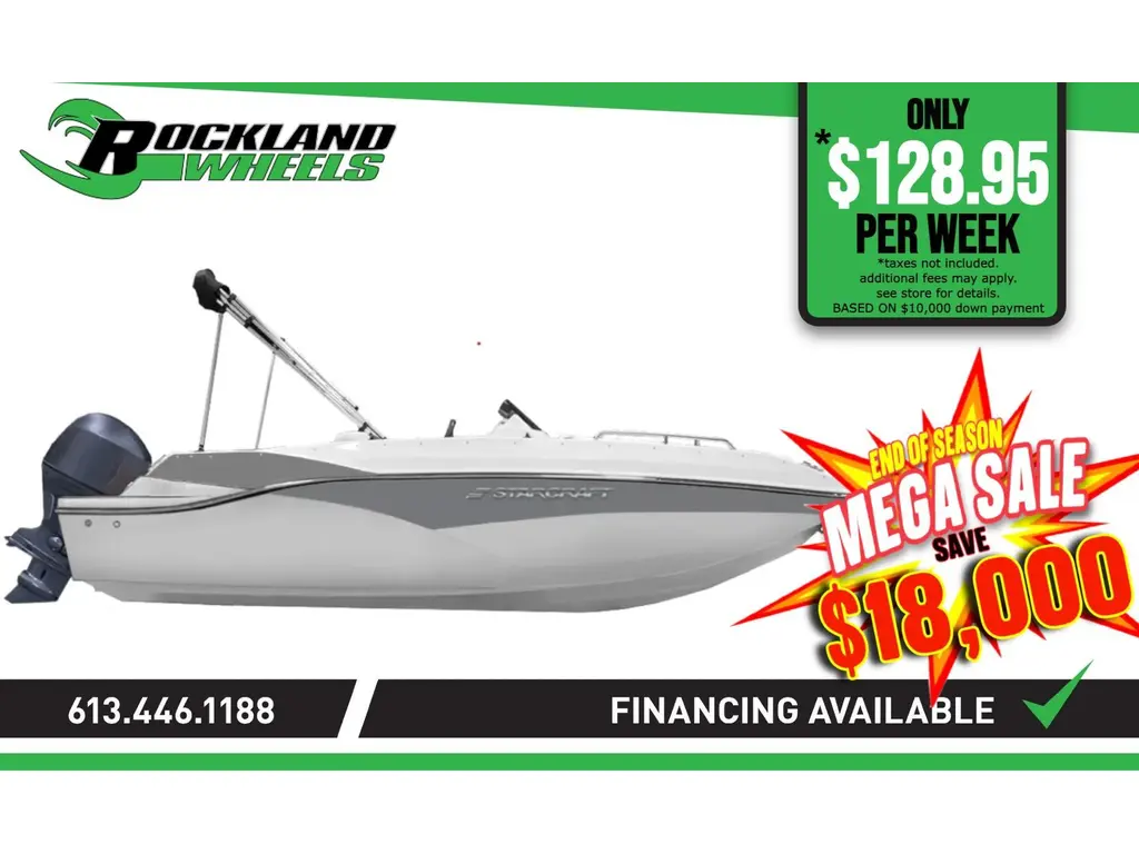 2024 Starcraft SVX 171 OB with 115HP Outboard Motor