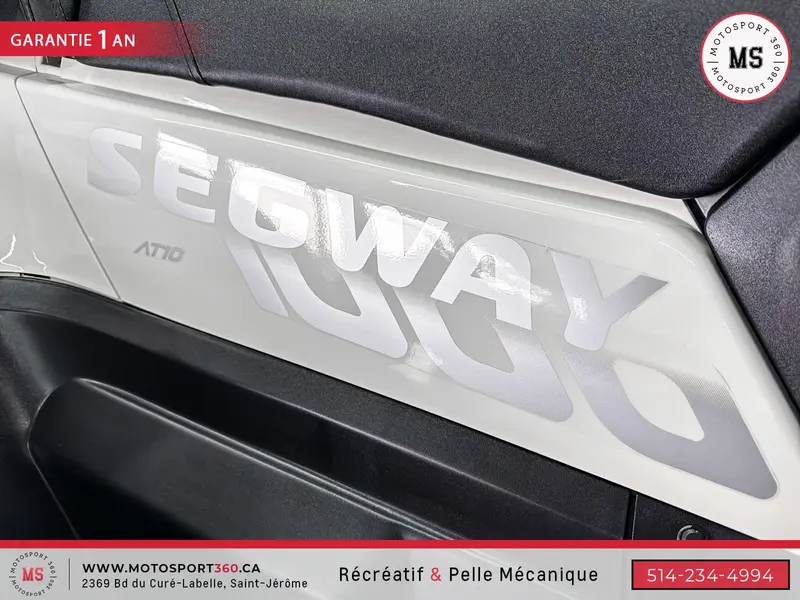 2026 SEGWAY AT10L PREMIUM WHITE & RED *NOUVEAUTÉ *