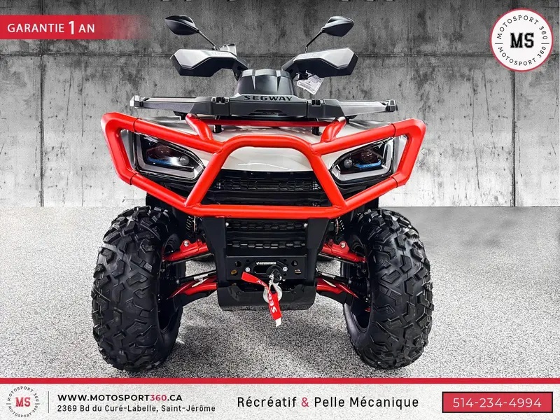 2026 SEGWAY AT10L PREMIUM WHITE & RED *NOUVEAUTÉ *