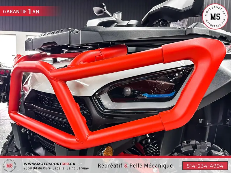 2026 SEGWAY AT10L PREMIUM WHITE & RED *NOUVEAUTÉ *