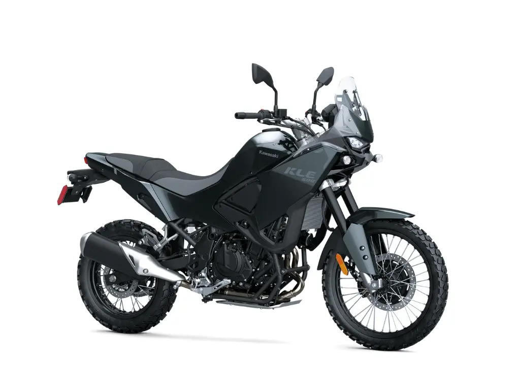 2026 Kawasaki KLE500 // Metallic Carbon Gray/Ebony 