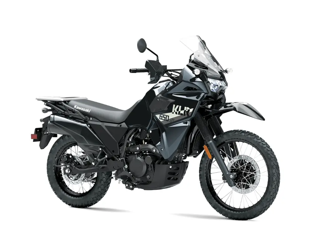 2026 Kawasaki KLR650 S // Metallic Spark Black