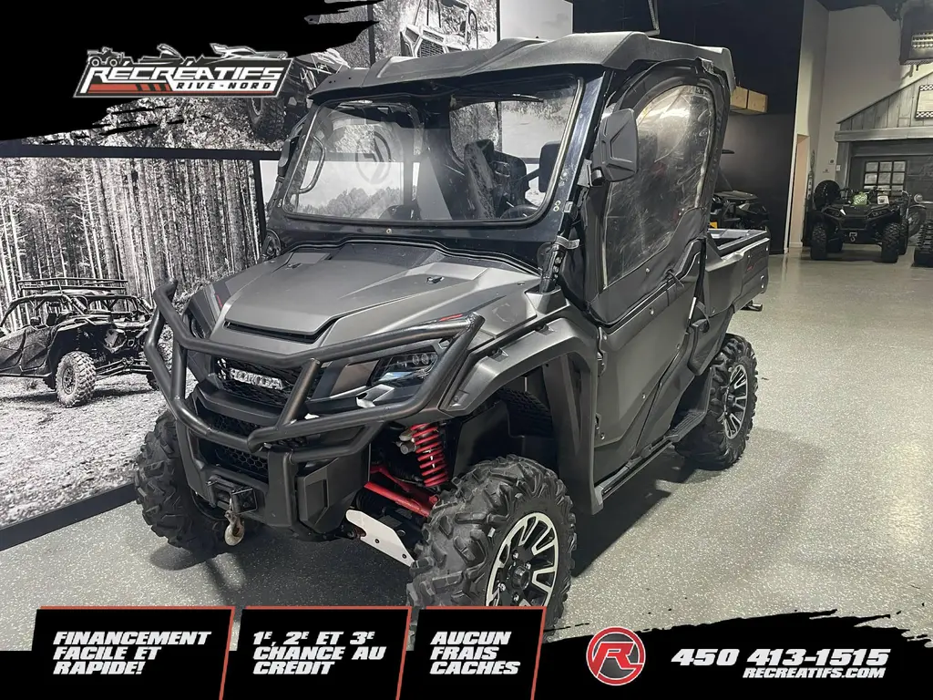 2018 Honda PIONEER 1000 LE EPS **CABINE CHAUFFÉE!!**