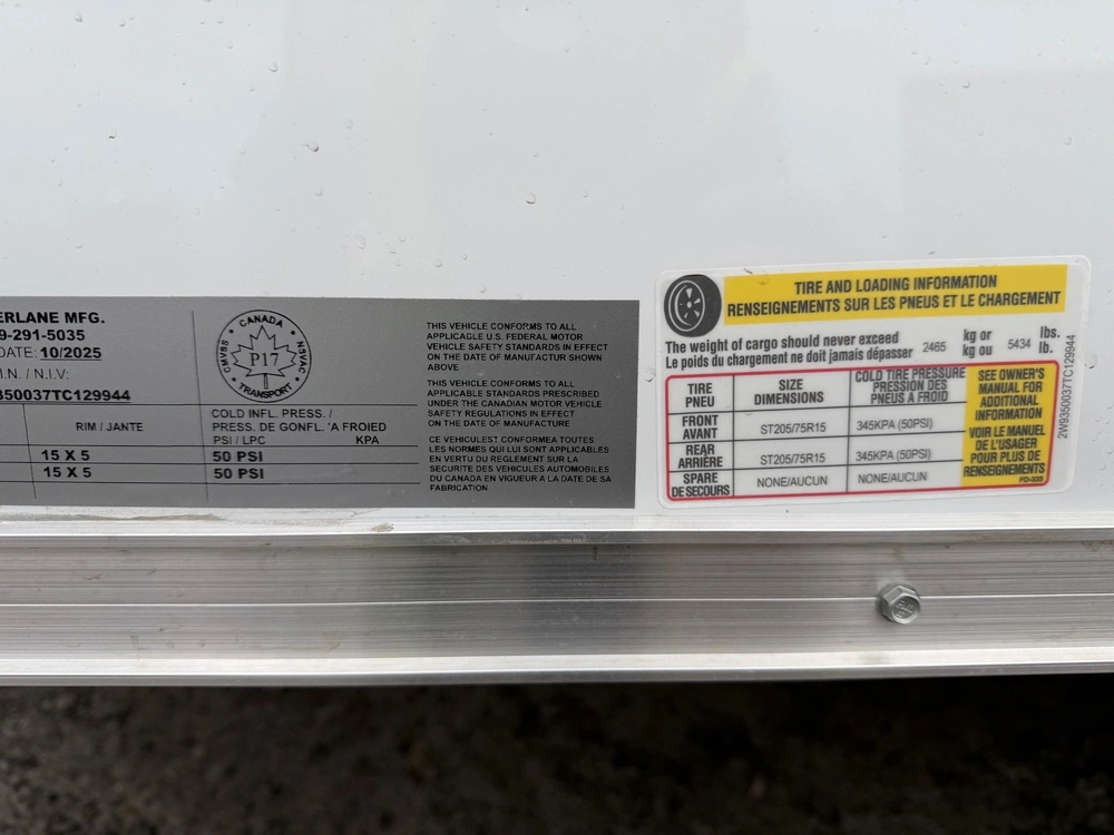 2026 Weberlane Weberlane 6x12+6'' Ta Avec 2 Portes alt