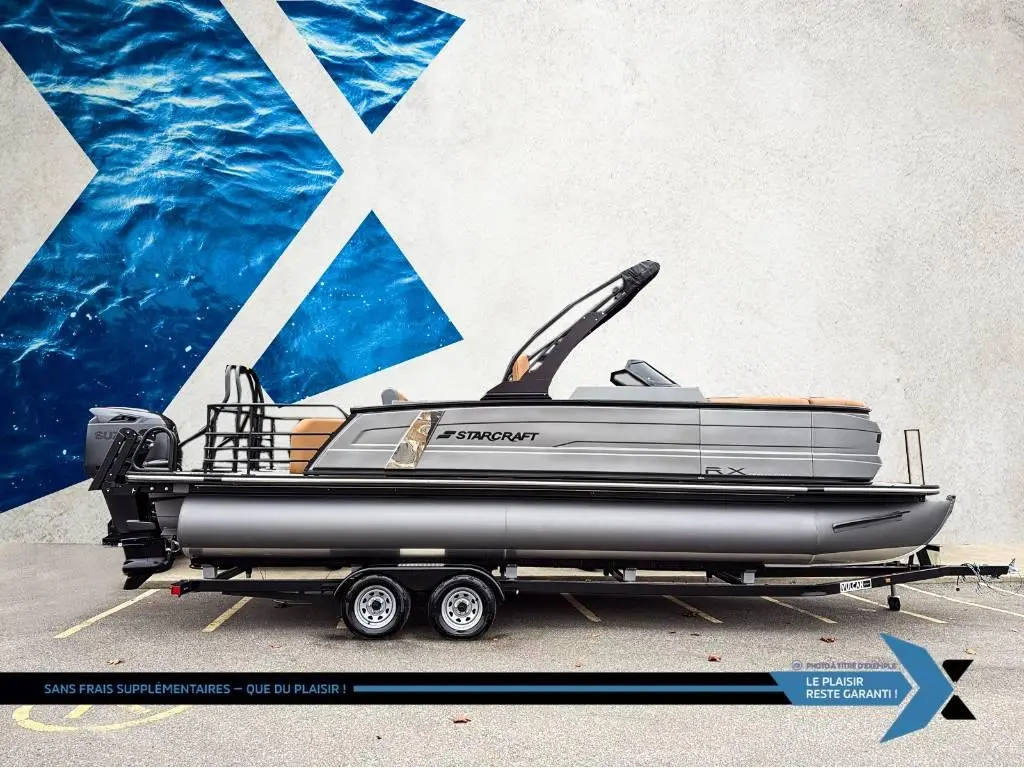 2026 STARCRAFT Ponton RX 23Q DH Moteur 250 hp Stealth inclus