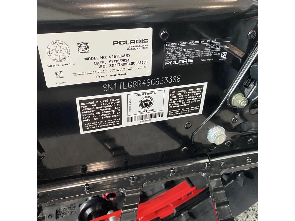 2025 Polaris 850 Rmk Khaos 146 alt