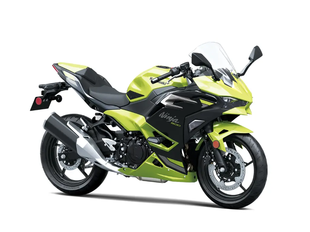 2026 Kawasaki Ninja 500 SE // Metallic Yellowish Green/Ebony 