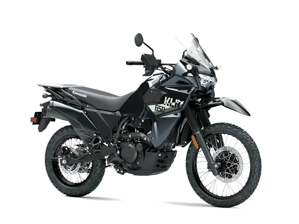 2026 Kawasaki KLR650 // Metallic Spark Black 