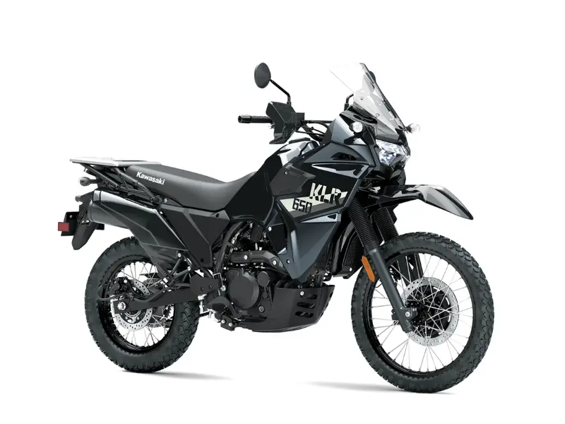 2026 Kawasaki KLR650 // Metallic Spark Black