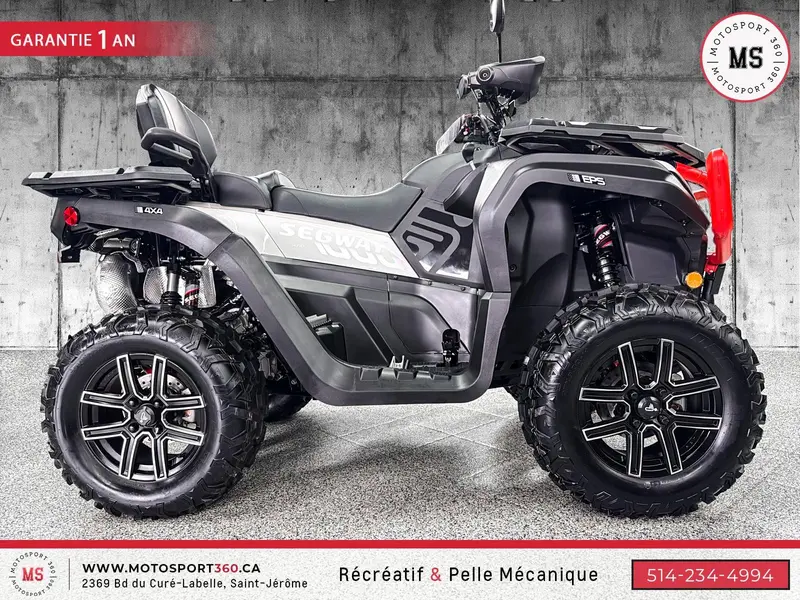 2026 SEGWAY AT10L PREMIUM WHITE & RED *NOUVEAUTÉ *