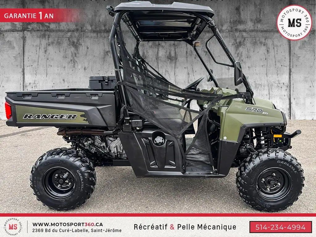 2023 Polaris RANGER 570 FULL SIZE BAS MILAGE !