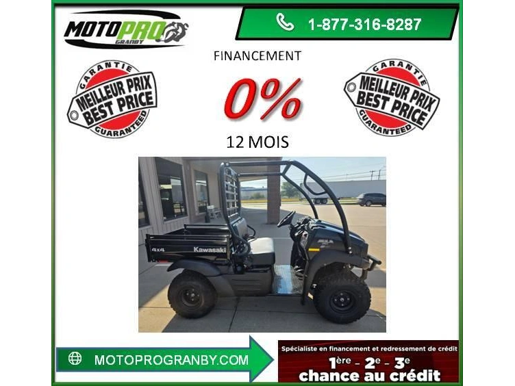 Kawasaki Mule Sx Mule Sx De Base 400 Injection 2026 alt