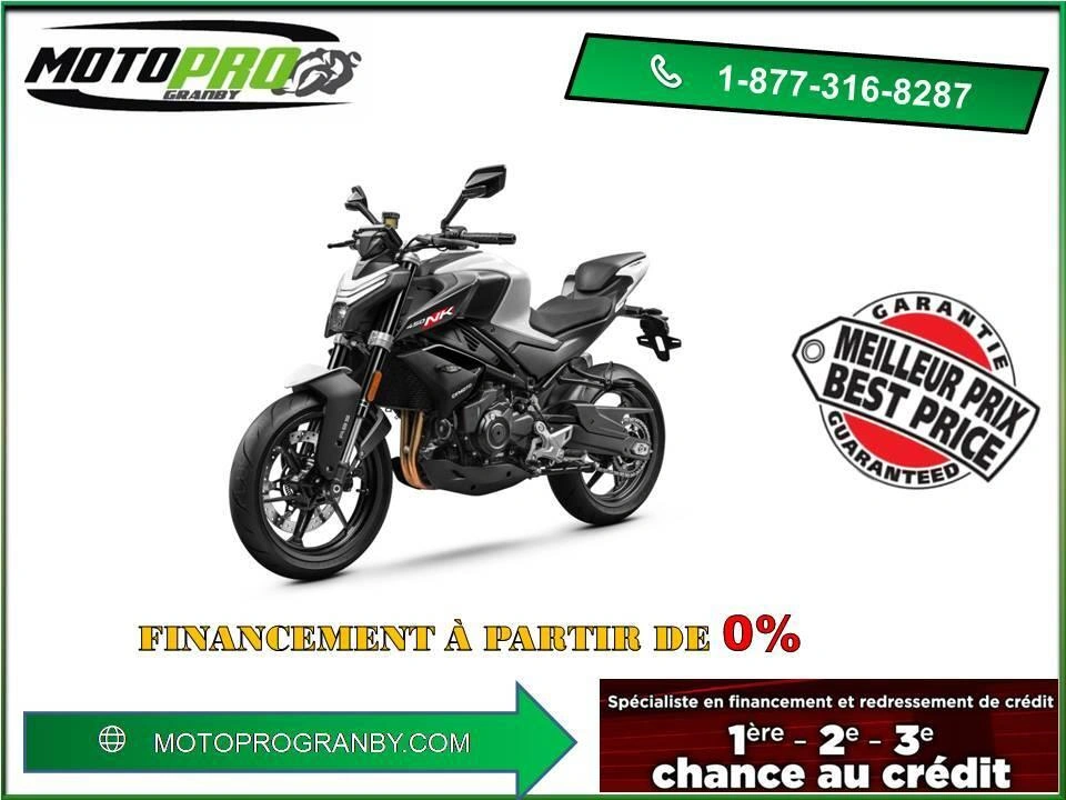 2025 Cfmoto 450nk 450nk 450 Nk Naked Bike Z Zr Financement 0% alt
