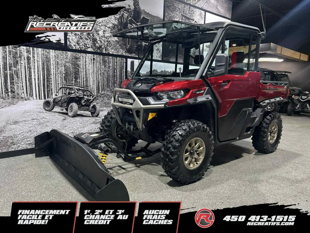 Can-Am DEFENDER HD10 LIMITED CAB 2024 - **PELLE CAN-AM INCLUSE!!**