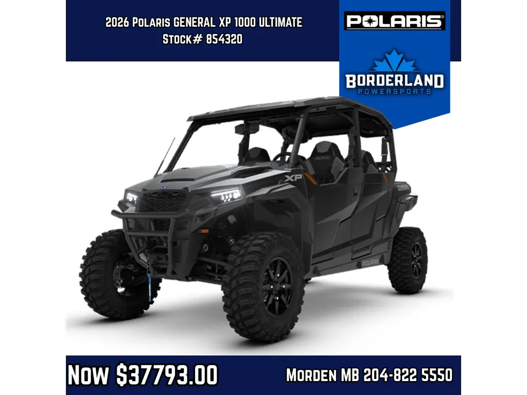 2026 Polaris GENERAL XP 1000 ULTIMATE - SUPER GRAPHITE Ultimate 