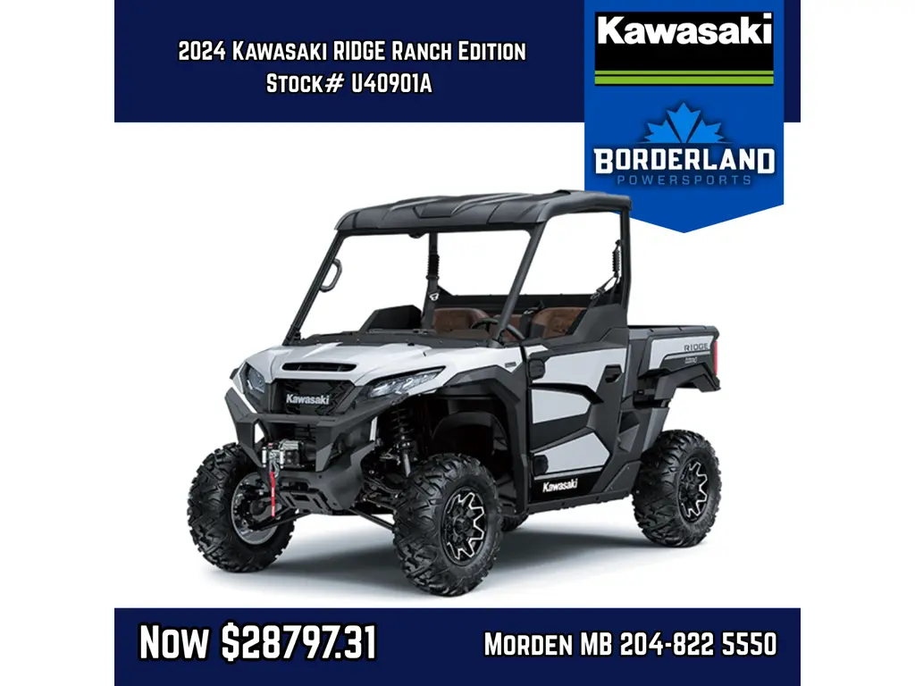 2024 Kawasaki RIDGE Ranch Edition