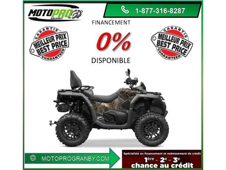 2026 CFMOTO CFORCE 800 Touring CFORCE800  TOURING VRAI 2 PLACES CAMO