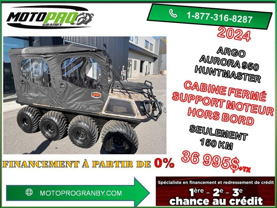 2024 Argo Aurora 950 Sx Huntmaster Aurora950 Huntmaster Tout Équipé alt