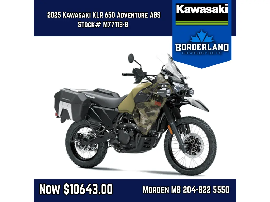 2025 Kawasaki KLR 650 Adventure ABS