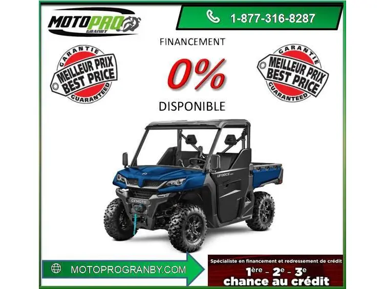 2026 CFMOTO UForce 1000 uforce1000 uforce 1000 eps vrai 3 places