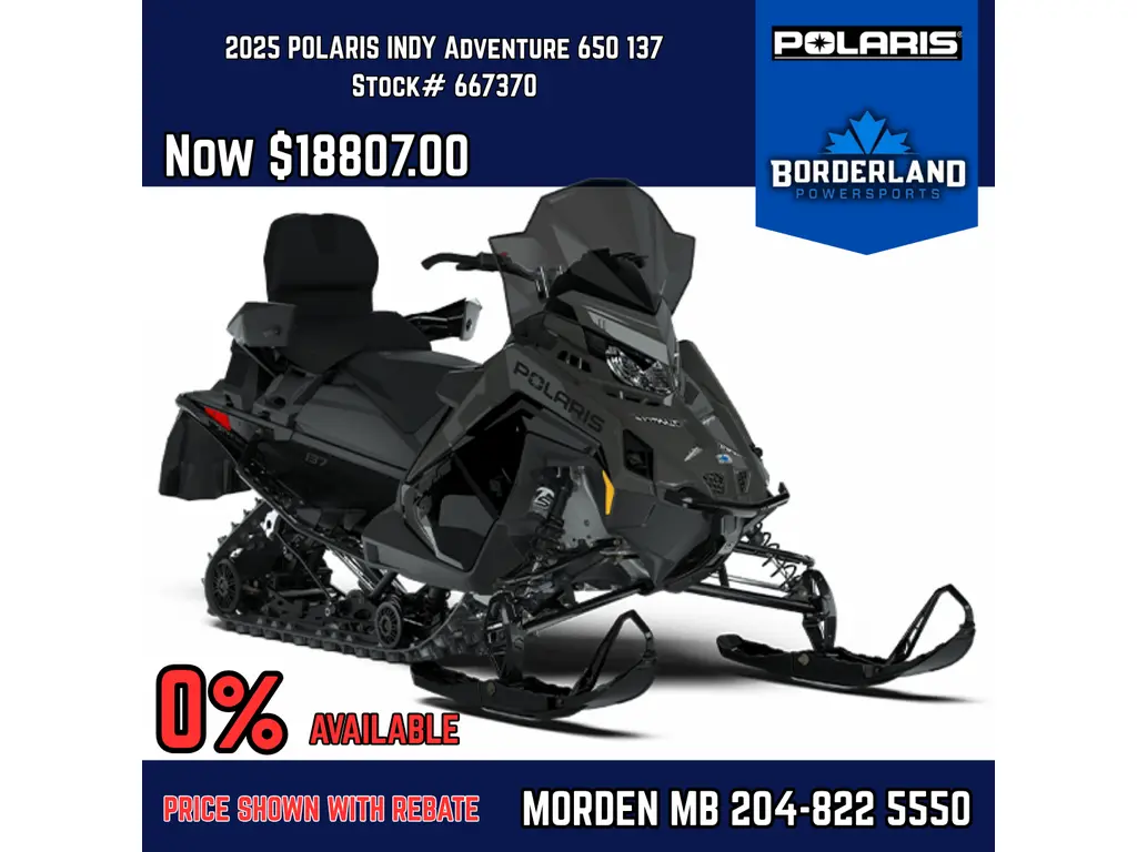 2025 Polaris INDY® Adventure 650 137 