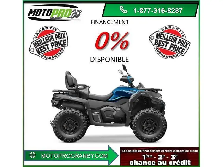 2026 CFMOTO CFORCE 600 Touring CFORCE600 TOURING VRAI 2 PLACES
