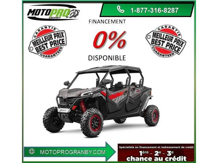 2026 CFMOTO ZFORCE 950 SPORT ZFORCE950 1000 sport gen2 4 PLACES