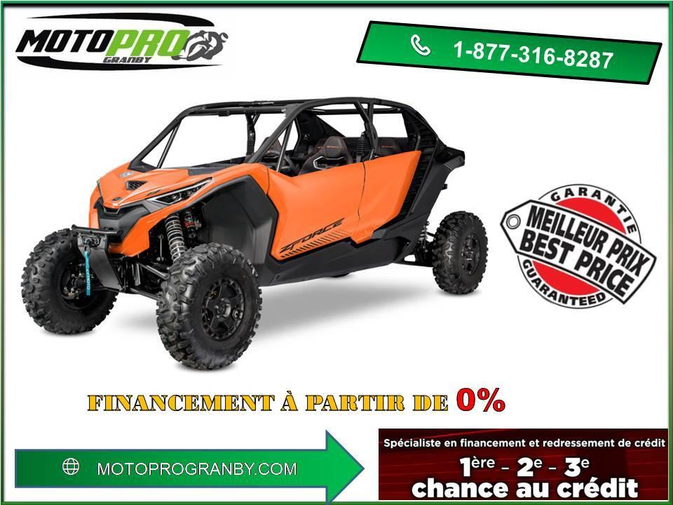 2026 CFMOTO ZFORCE Z10 Z10 4 PLACES Z10-4 ZFORCE TURBO COTE A COTE