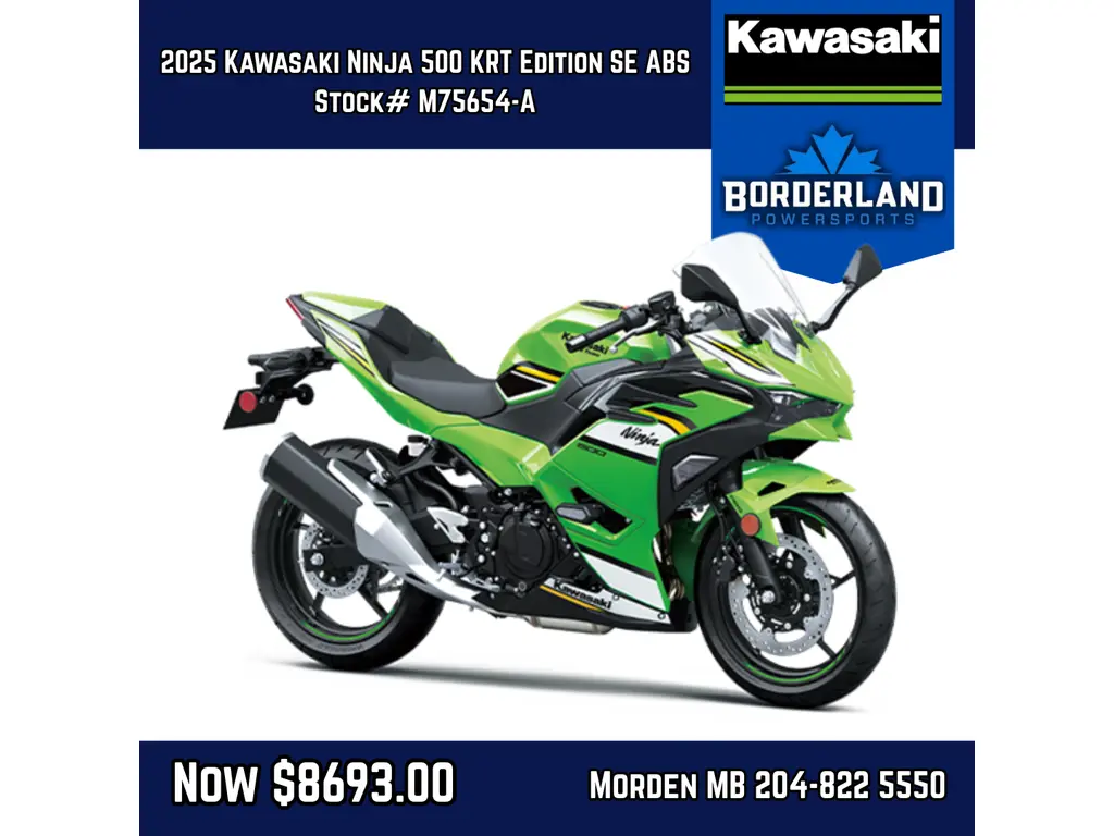 2025 Kawasaki Ninja 500 KRT Edition SE ABS 