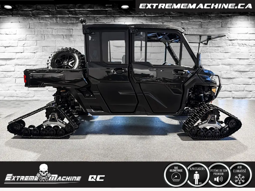 Can-Am DEFENDER MAX HD10 LONE STAR CAB DPS 2025 - KIT DE CHENILLES INCLUS - IMPECCABLE!!!