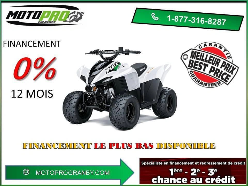 2026 Kawasaki Kfx50 Kfx50 Kfx 50 Vtt Enfant alt