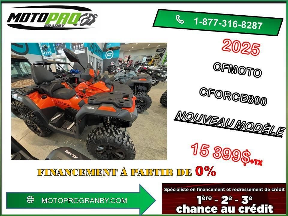 2025 Cfmoto Cforce 800 Touring Cforce800 Touring Vrai 2 Places Cforce 800 alt