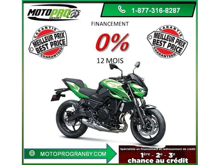 2026 Kawasaki Z650 ABS Z650 ZR650 ER650 ER Z ZR 650 NOUVEAUTÉ !!!