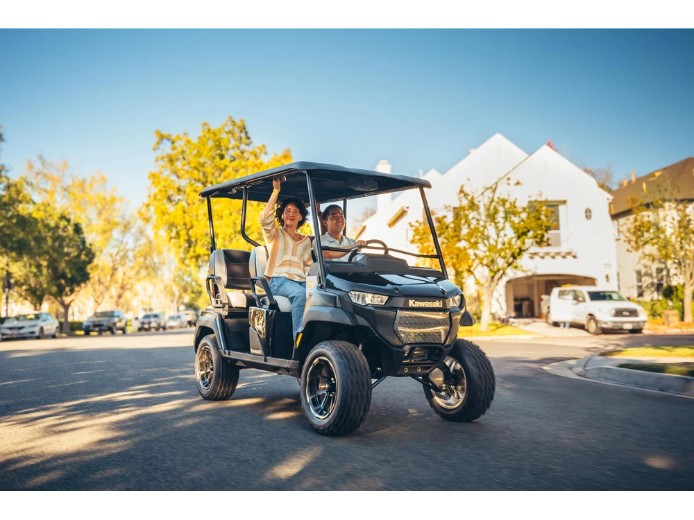 2025 Kawasaki Nav 4e Le Cart Kart Golf 4 Places Batterie Lithium Deluxe alt